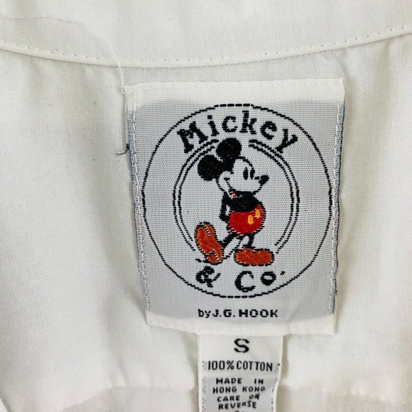 Vintage Mens S Mickey & Co Camp Shirt Mickey Mouse‎ All Over Print Short Sleeve - Picture 3 of 7